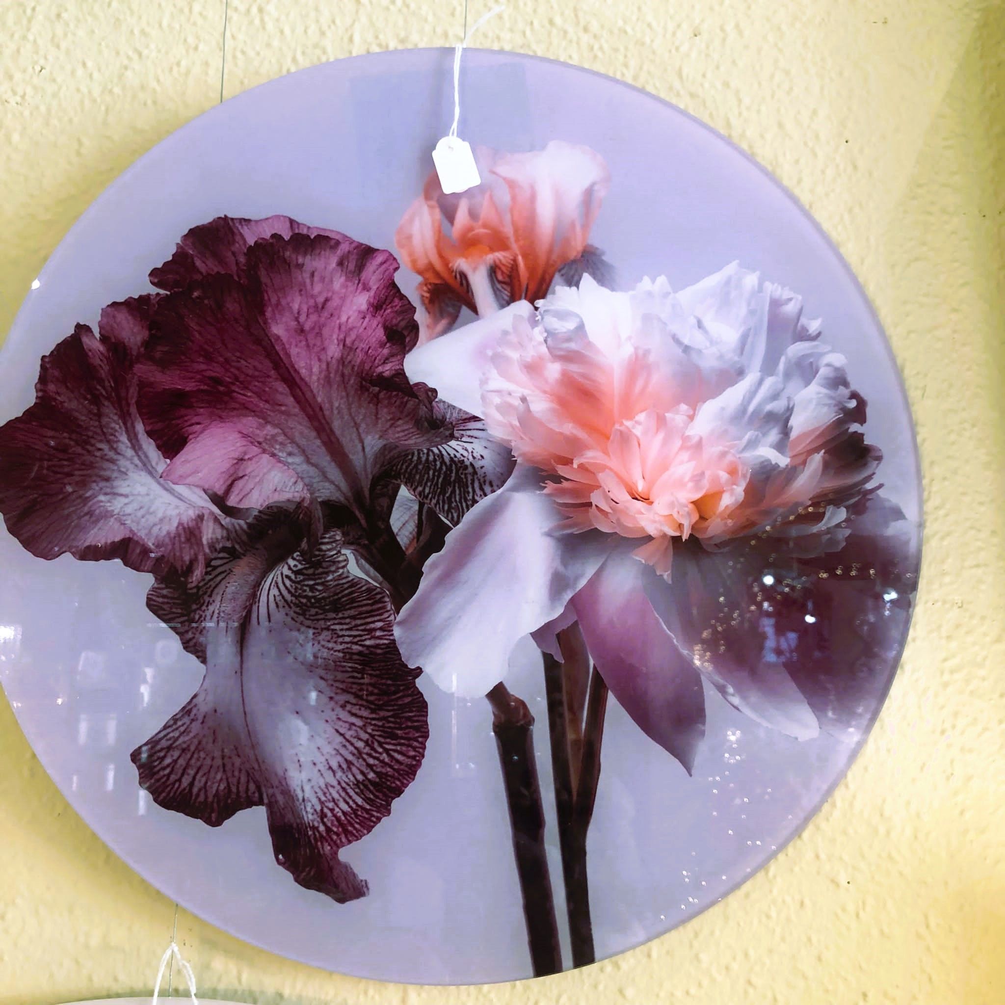 Cuadro metracrilato con flores color lila y rosita » Dórico Decoración